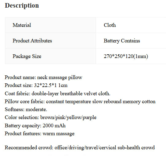 NuroNeck™ – Travel Massager Pillow