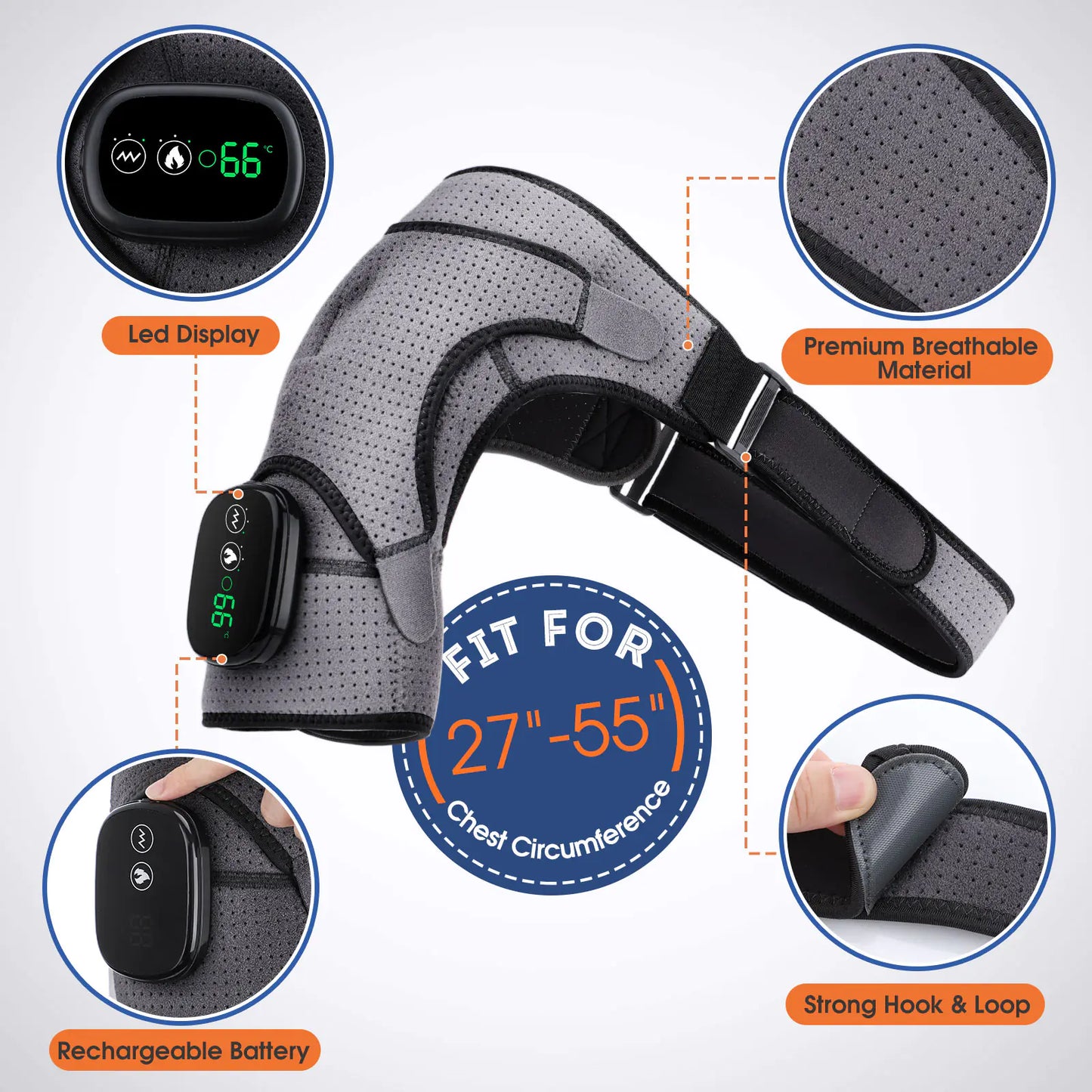 TheraLuxe™– Heated Shoulder Wrap